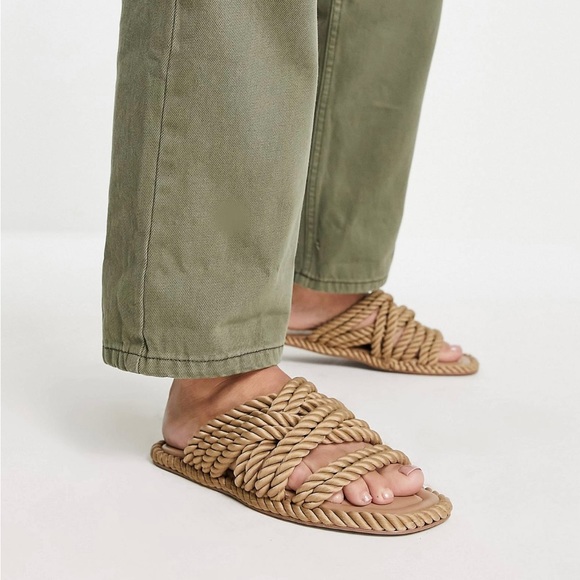 ASOS DESIGN Jumping rope espadrilles in natural - Picture 4 of 4